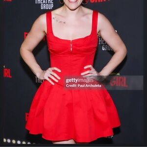 House Of CB Red Cupid Mini Dress Size M